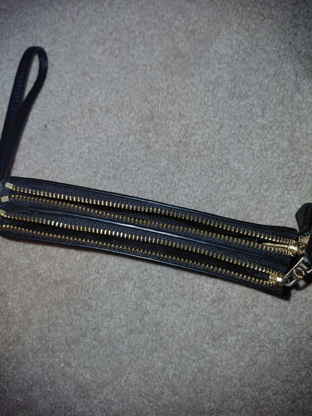 Coach Signature Canvas Wristlet - Brown